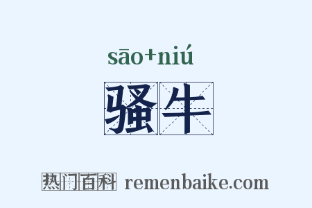 骚牛是什么意思的图片